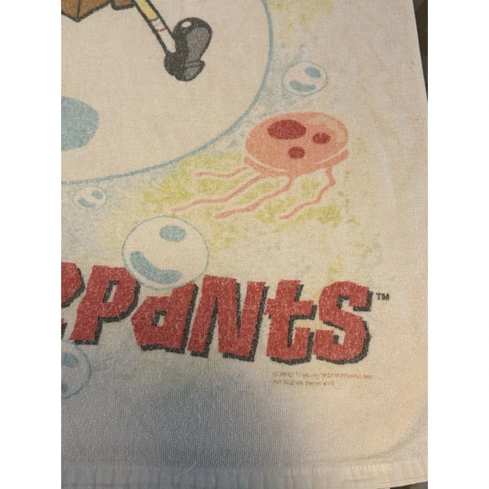 Spongebob Vintage Beach Towel Franco 2002 Patrick Squarepants Nickelodeon